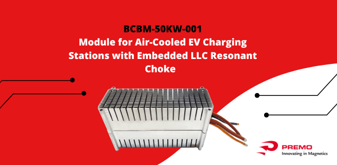 50KW Off Board Charger Transformer with Embedded LLC Resonant Choke